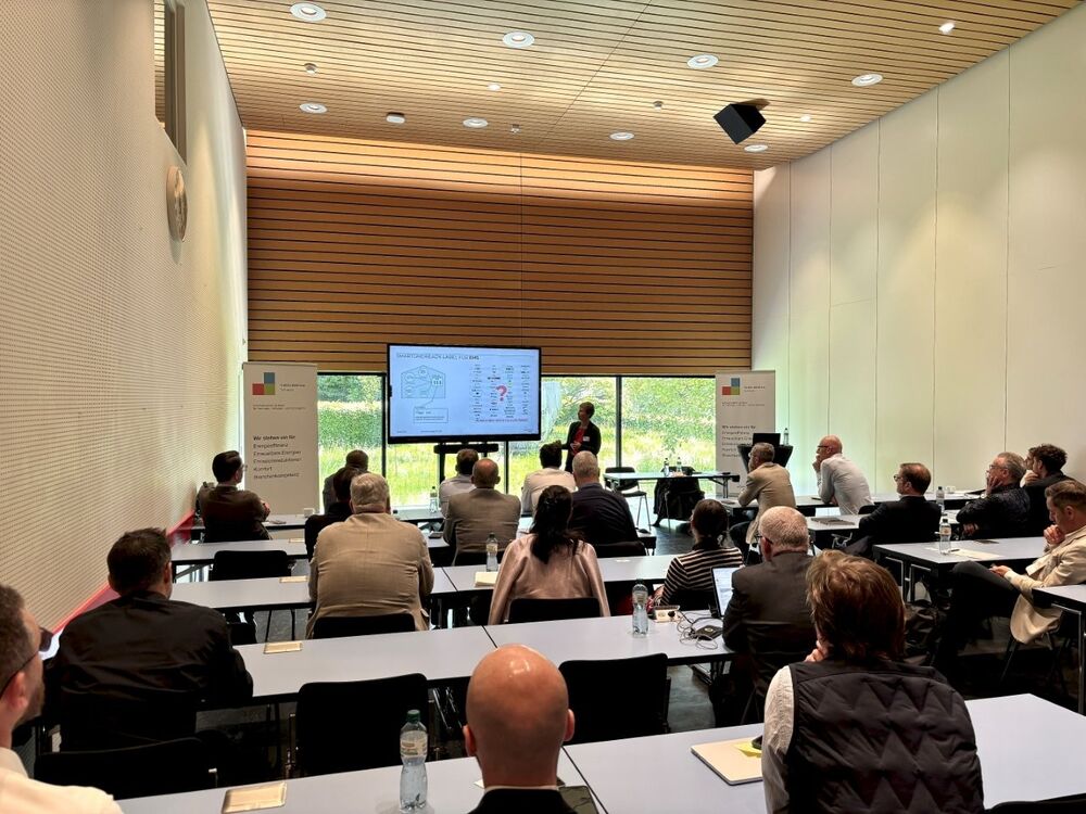 Im Anschluss an den statutarischen Teil sprach Maike Schubert von SmartGridready über die Herausforderungen des zukünftigen Stromnetzes. Die Solarstromproduktion wird ausgebaut, Mobilität und Heizung werden elektrifiziert.